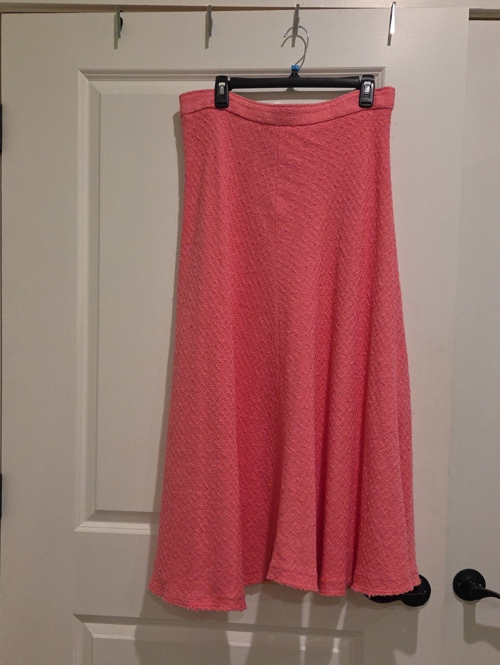 Pink A-Line Midi Skirt ZARA XL